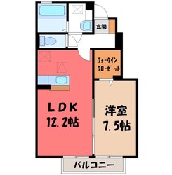 スパローハウス参番舘 Aの物件間取画像